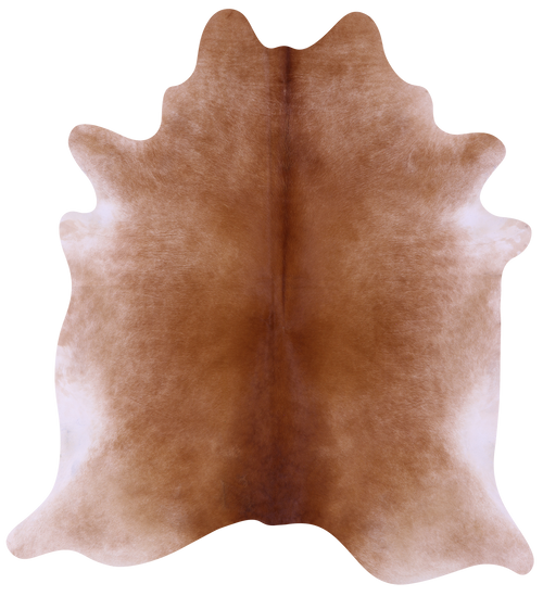 Light Brown Natural Cowhide Rug - X-Large 7' 3