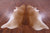 Light Brown Natural Cowhide Rug - X-Large 7' 3"H x 6' 8"W