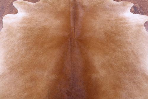 Light Brown Natural Cowhide Rug - X-Large 7' 3