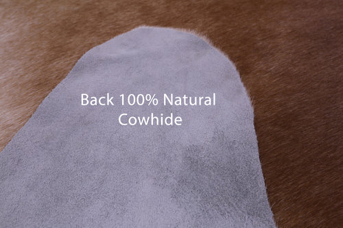Light Brown Natural Cowhide Rug - X-Large 7' 3