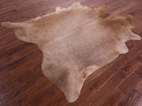 Light Brown Natural Cowhide Rug - X-Large 7' 5