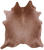 Light Brown Natural Cowhide Rug - X-Large 7' 5"H x 6' 6"W
