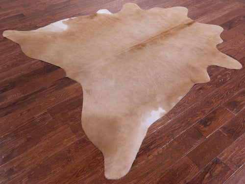 Light Brown Natural Cowhide Rug - X-Large 7' 0