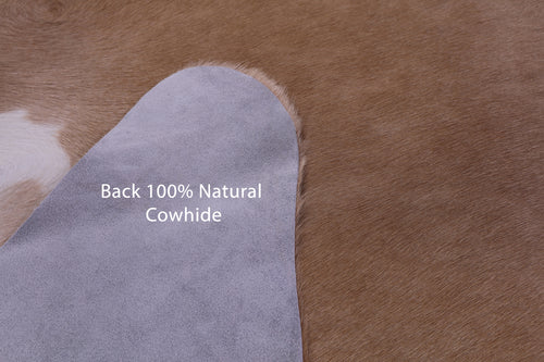 Light Brown Natural Cowhide Rug - X-Large 7' 0