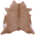 Light Brown Natural Cowhide Rug - X-Large 7' 0"H x 7' 0"W