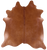 Brown Natural Cowhide Rug - XX-Large 7' 10"H x 7' 5"W
