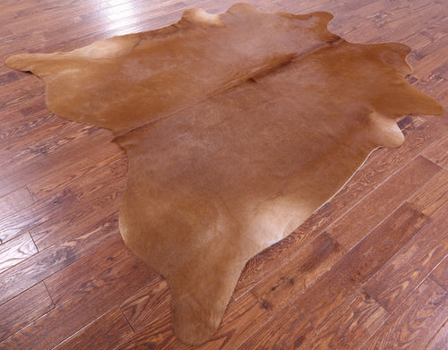 Brown Natural Cowhide Rug - XX-Large 7' 10
