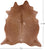 Light Brown Natural Cowhide Rug - XX-Large 7' 10"H x 7' 0"W