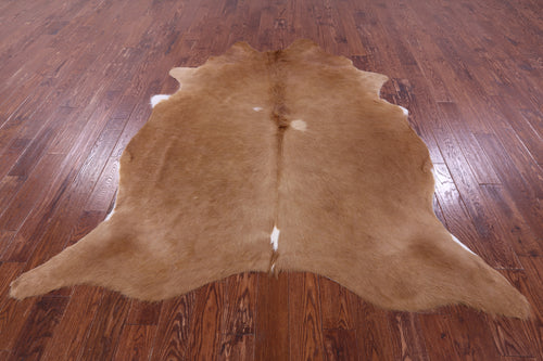 Light Brown Natural Cowhide Rug - XX-Large 7' 10