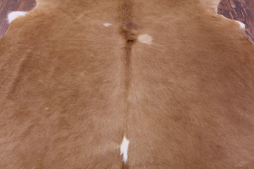 Light Brown Natural Cowhide Rug - XX-Large 7' 10