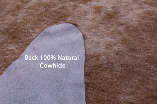 Light Brown Natural Cowhide Rug - X-Large 7' 0
