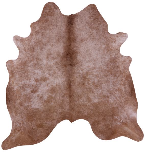 Light Brown Natural Cowhide Rug - X-Large 7' 0"H x 6' 8"W