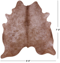 Thumbnail for Light Brown Natural Cowhide Rug - X-Large 7' 0