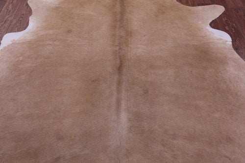 Beige Natural Cowhide Rug - XX-Large 7' 8