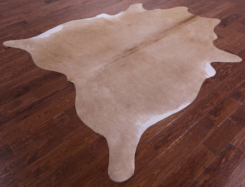 Beige Natural Cowhide Rug - XX-Large 7' 8