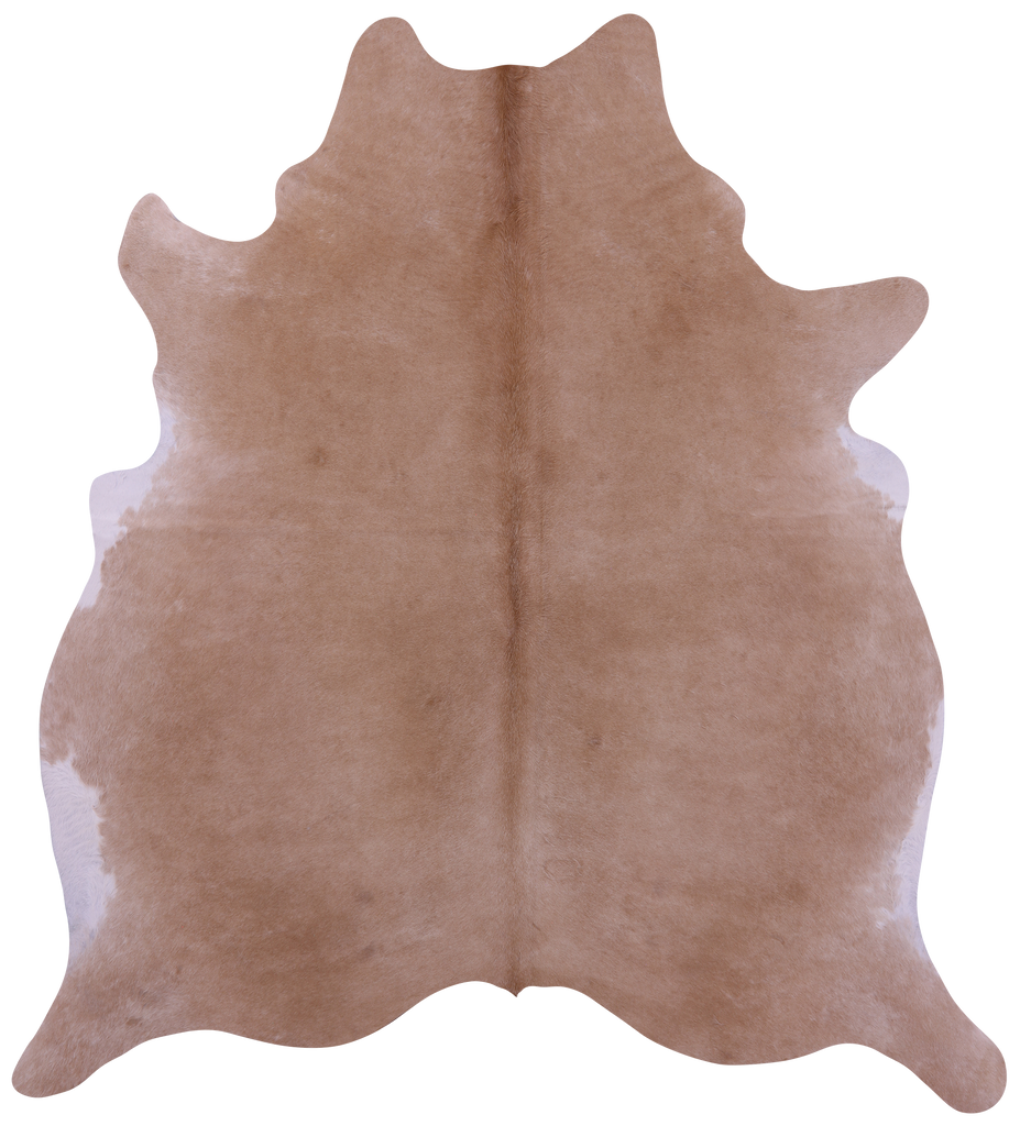 Beige Natural Cowhide Rug - XX-Large 7' 8"H x 6' 9"W