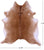 Light Brown Natural Cowhide Rug - X-Large 7' 5"H x 6' 10"W