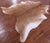 Light Brown Natural Cowhide Rug - X-Large 7' 5"H x 6' 10"W