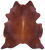 Brown Natural Cowhide Rug - XX-Large 8' 10"H x 7' 8"W