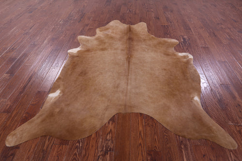 Light Brown Natural Cowhide Rug - X-Large 7' 6