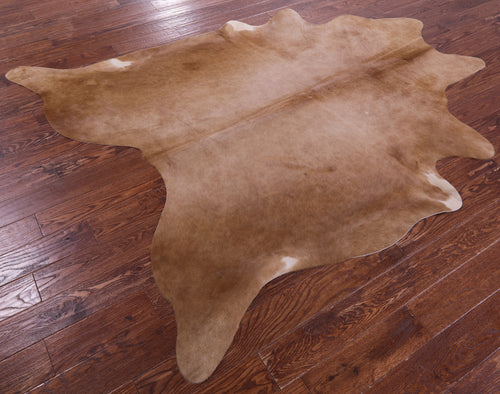 Light Brown Natural Cowhide Rug - X-Large 7' 6