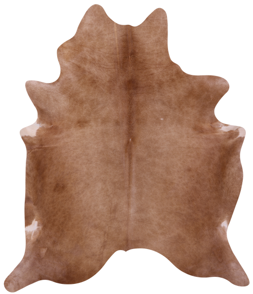 Light Brown Natural Cowhide Rug - X-Large 7' 6