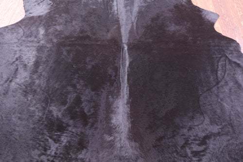 Black Natural Cowhide Rug - X-Large 7' 0