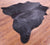 Black Natural Cowhide Rug - X-Large 7' 0"H x 6' 10"W