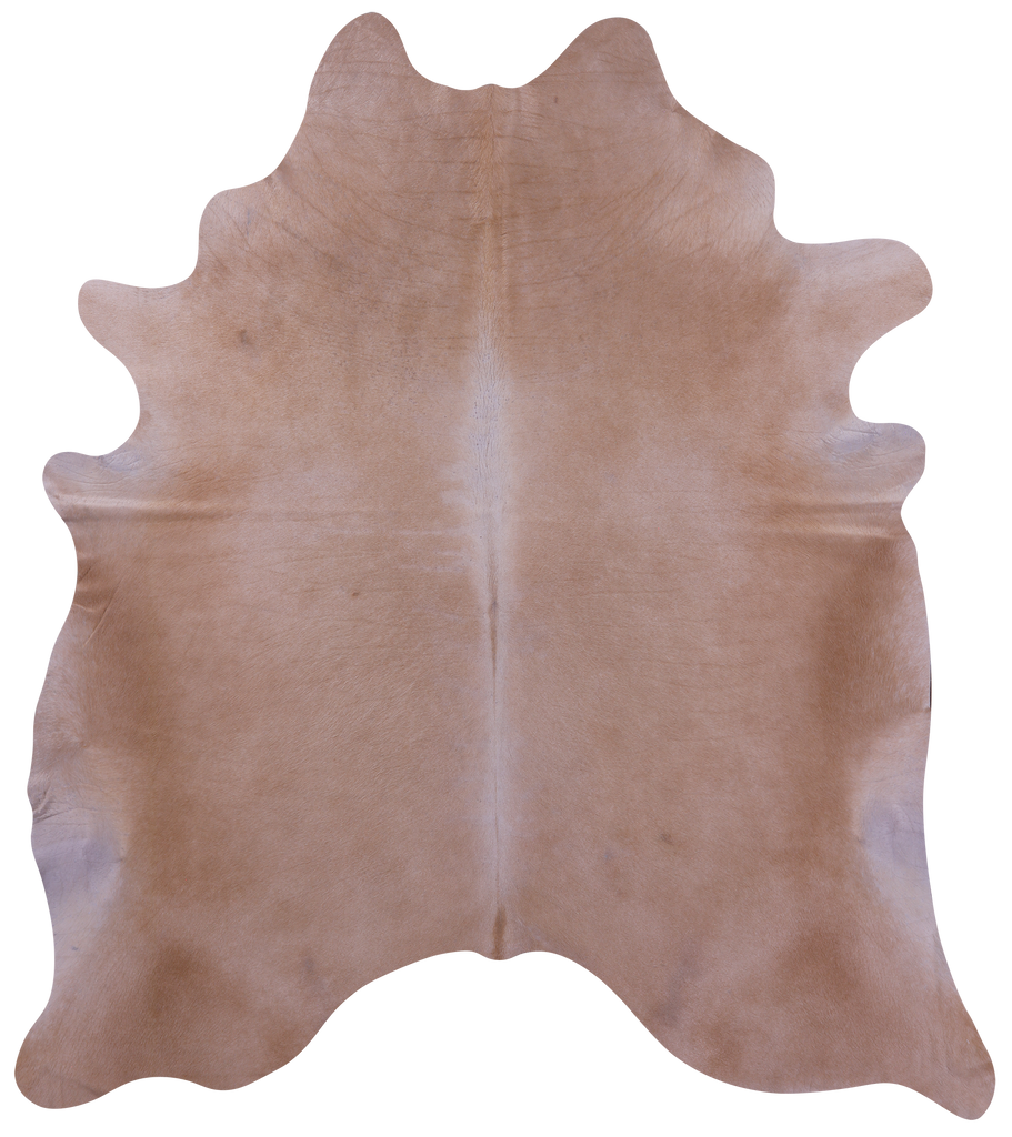 Beige Natural Cowhide Rug - XX-Large 8' 0"H x 7' 0"W