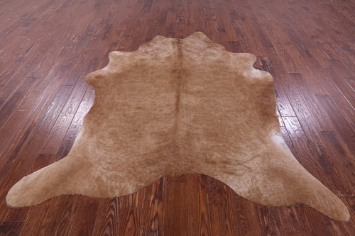 Light Brown Natural Cowhide Rug - X-Large 7' 2