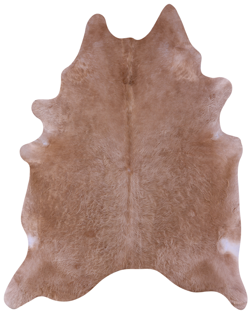 Light Brown Natural Cowhide Rug - XX-Large 8' 0"H x 6' 6"W