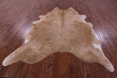 Light Brown Natural Cowhide Rug - XX-Large 8' 0