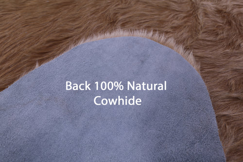 Light Brown Natural Cowhide Rug - XX-Large 8' 0