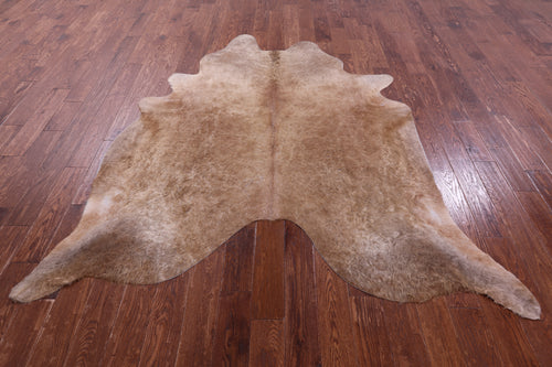 Light Brown Natural Cowhide Rug - X-Large 7' 5