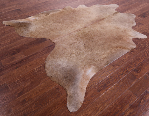 Light Brown Natural Cowhide Rug - X-Large 7' 5