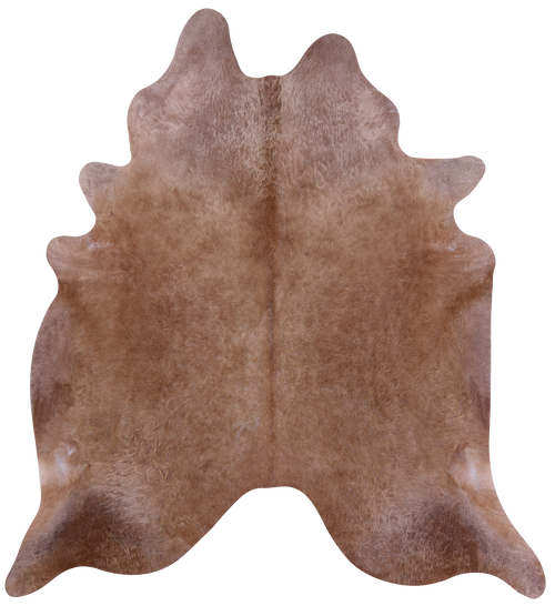 Light Brown Natural Cowhide Rug - X-Large 7' 5