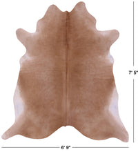 Thumbnail for Light Brown Natural Cowhide Rug - X-Large 7' 5