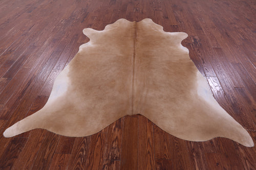 Light Brown Natural Cowhide Rug - X-Large 7' 5