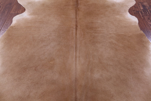 Light Brown Natural Cowhide Rug - X-Large 7' 5