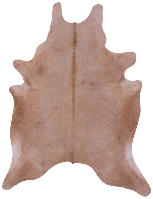 Light Brown Natural Cowhide Rug - XX-Large 8' 4