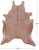 Light Brown Natural Cowhide Rug - XX-Large 8' 4"H x 6' 5"W
