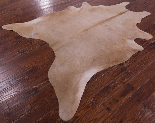 Light Brown Natural Cowhide Rug - XX-Large 8' 4