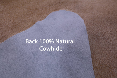 Light Brown Natural Cowhide Rug - XX-Large 8' 4