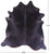 Black Natural Cowhide Rug - X-Large 7' 3"H x 6' 8"W