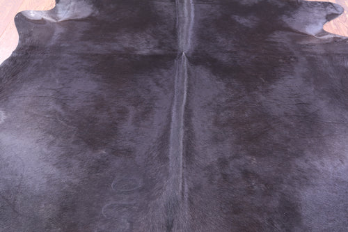 Black Natural Cowhide Rug - X-Large 7' 3