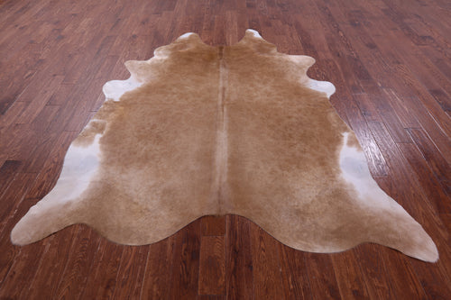 Light Brown Natural Cowhide Rug - XX-Large 8' 3