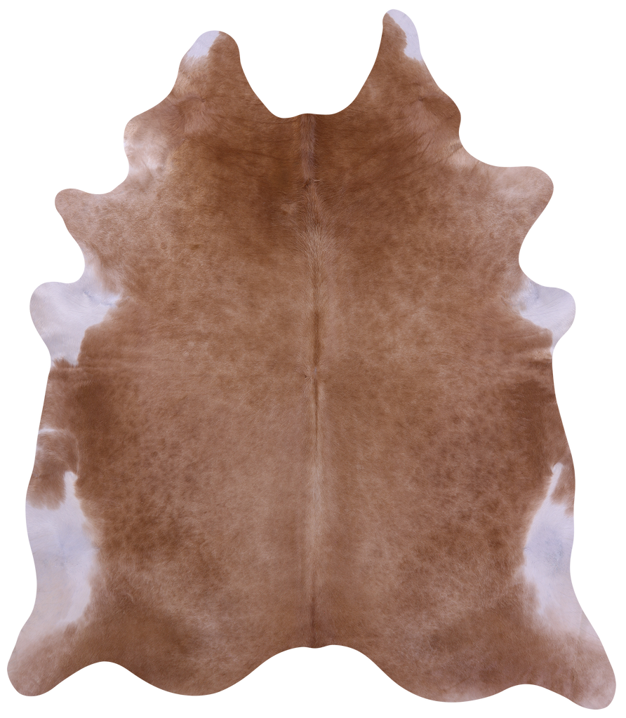 Light Brown Natural Cowhide Rug - XX-Large 8' 3"H x 7' 0"W