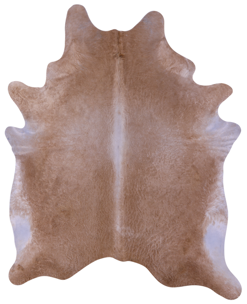 Light Brown Natural Cowhide Rug - XX-Large 7' 9