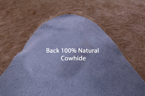 Light Brown Natural Cowhide Rug - XX-Large 7' 9