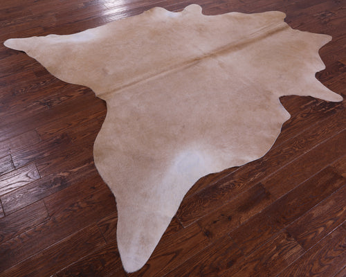 Beige Natural Cowhide Rug - XX-Large 8' 4